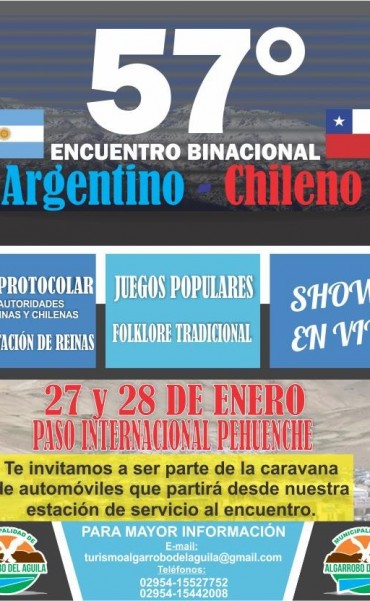 Paso Pehuenche: viaja el 27 de Enero