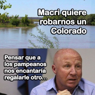 LOS MEMES DE PORTEZUELO: “MACRI QUIERE ROBARNOS UN COLORADO… NOS ENCANTARÍA REGALARLE OTRO”