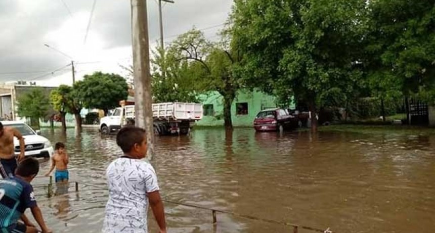 Winifreda: un aguacero de 70 milímetros en media hora