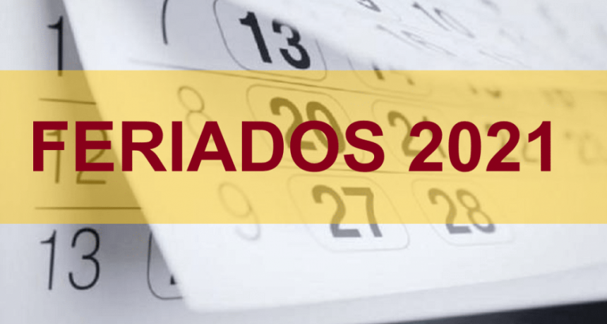 Éste año: 18 días festivos, entre feriados inamovibles, trasladables y los días para incentivar 