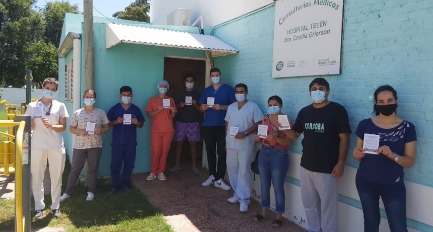 COLOCARON LAS PRIMERAS VACUNAS SPUTNIK V A PERSONAL DE SALUD DE TELEN