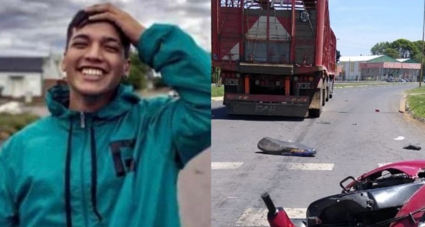 Gral. Pico: Falleció el joven motociclista accidentado en ruta 1 y calle 2 que había colisionado con un transporte de Victorica