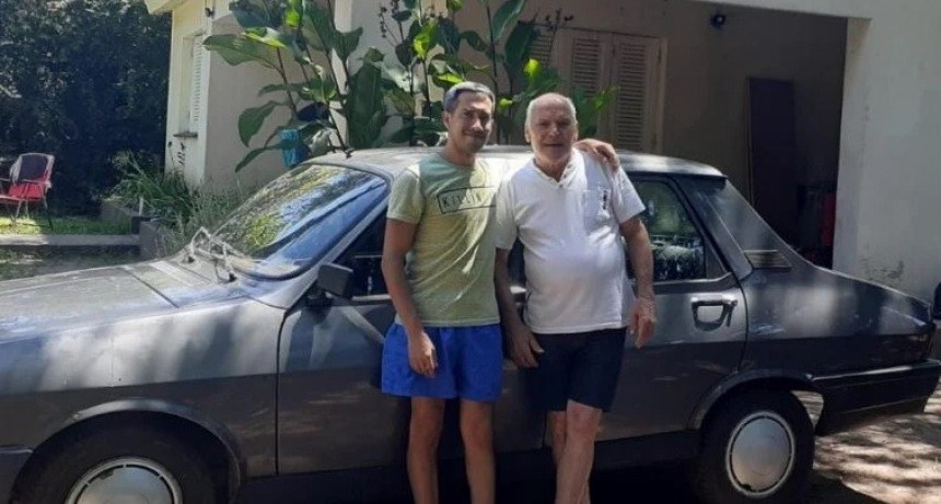 Un joven piquense ahorró durante meses y le cumplió a su abuelo el sueño de tener un auto