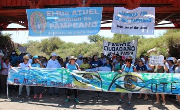 LA MARCHA POR EL ATUEL, EN IMÁGENES