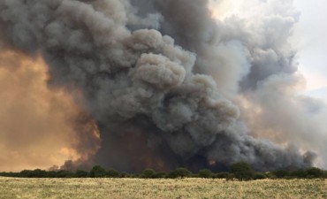 El fuego sigue devorando hectareas en Telen