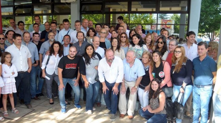 Los funcionarios Municipales de Victorica, Gloria Cazanave y Luciano Maceda apoyaron a Lercari