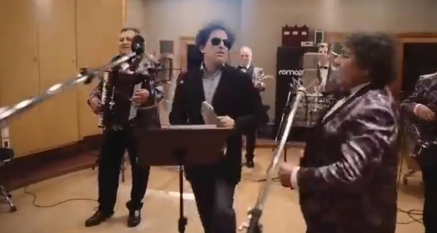 Los Palmeras y Calamaro juntos