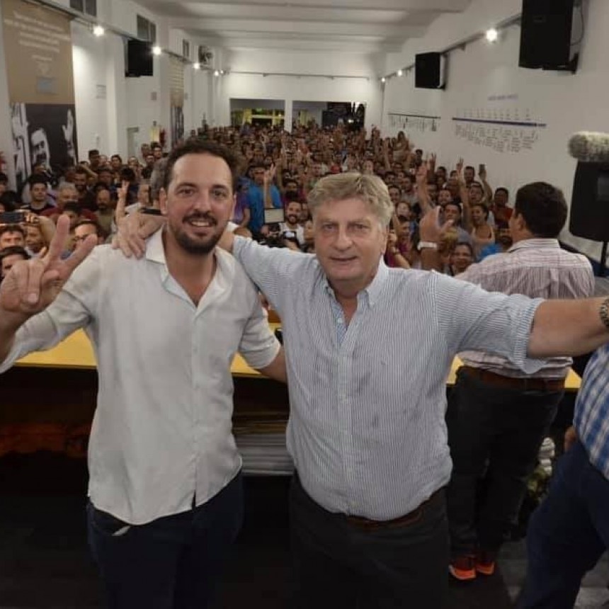Ziliotto saludo a Di Napoli