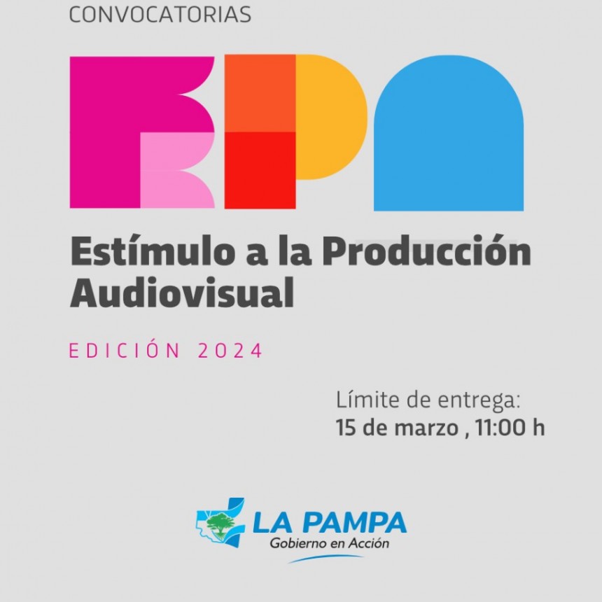 El Gobierno pampeano convoca a productoras audiovisuales 