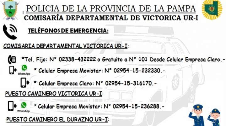 Comunicado de la Policía