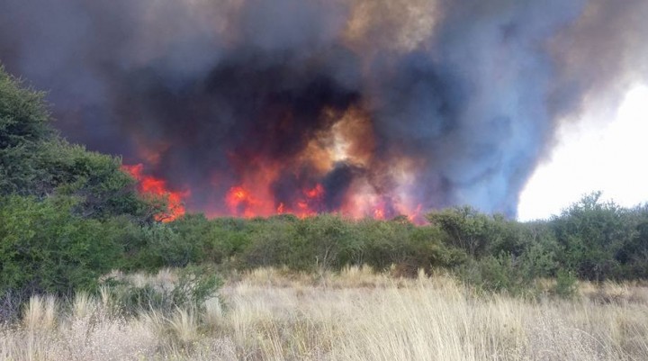 Dos Incendios: el primero corto ruta 10  cerca de Telen y el otro en Carro Quemado