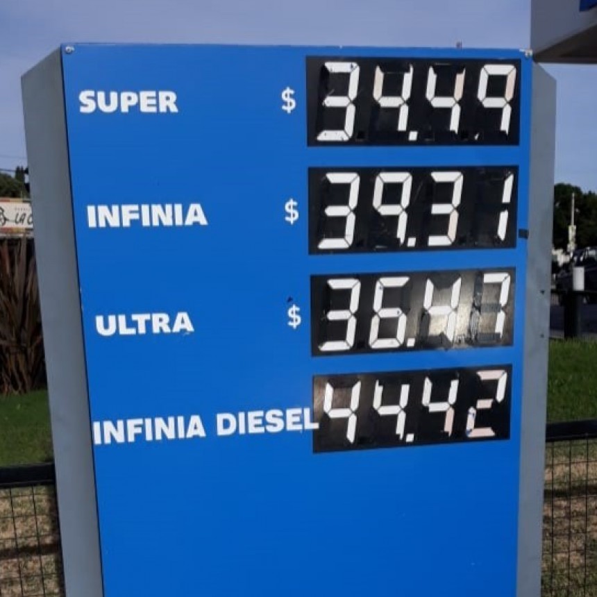 AUMENTO EL COMBUSTIBLE