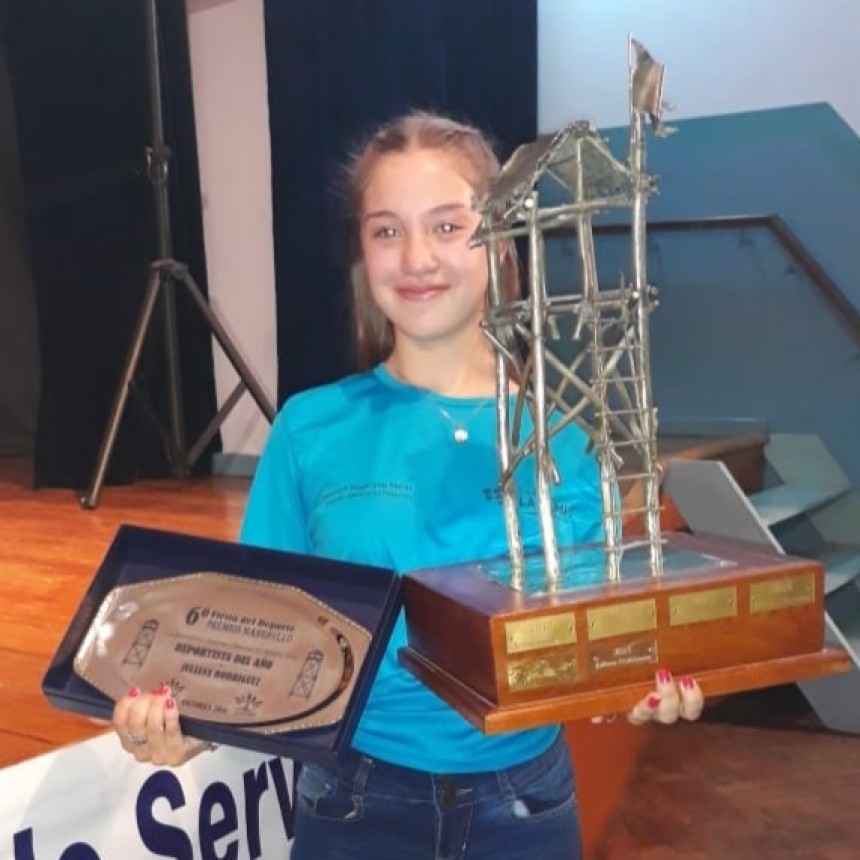 JULIANA RODRIGUEZ LA MEJOR DEPORTISTA 2018