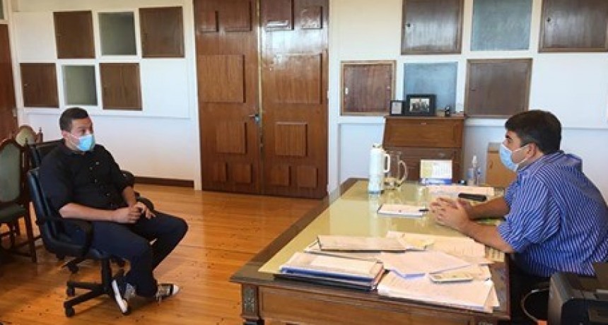 El Concejal Diego Díaz (FREJUPA) se reunió con el Ministro de Gobierno Pablo Bensusán