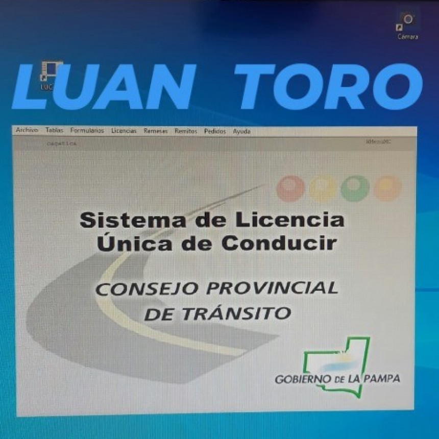 LUAN TORO: COMENZARÁ LA EMISIÓN DE LICENCIAS DE CONDUCIR