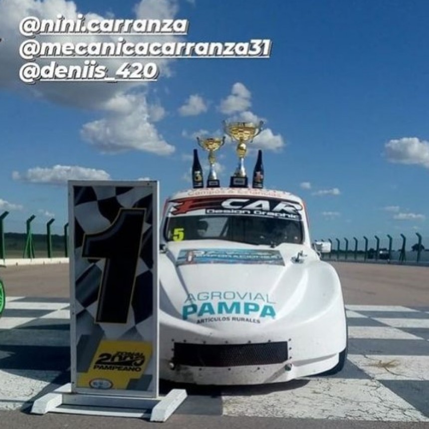 DIEGO NINI CARRANZA SE TRAJO PUNTOS GORDOS PARA EL CAMPEONATO
