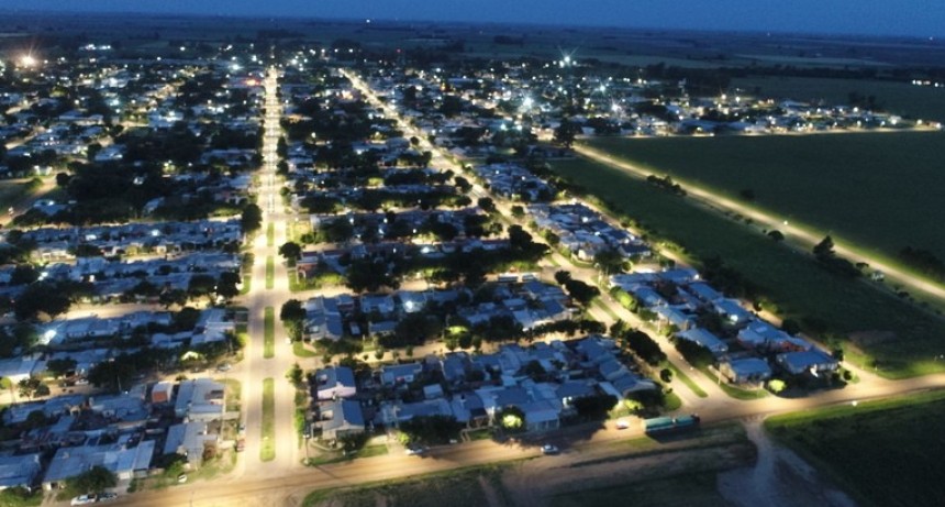 Victorica y otras tres localidades alcanzan el total del cupo asignado de luminarias LED