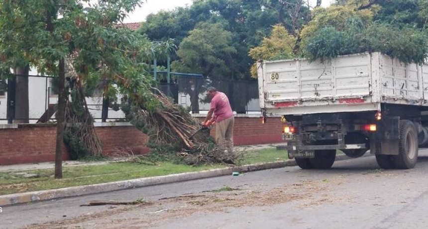 Victorica se recupera despu&eacute;s de tormenta y rige un alerta amarilla para hoy por la noche 