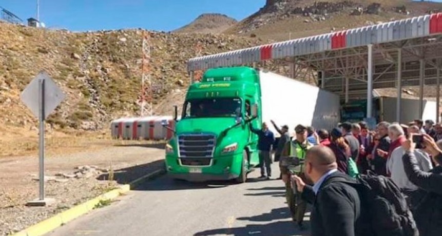 Pehuenche: cargas pampeanas ya pueden pasar a Chile