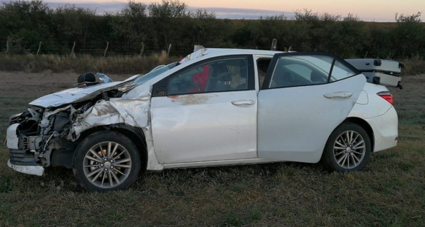 ACCIDENTE EN LA RUTA DE LA CRIA