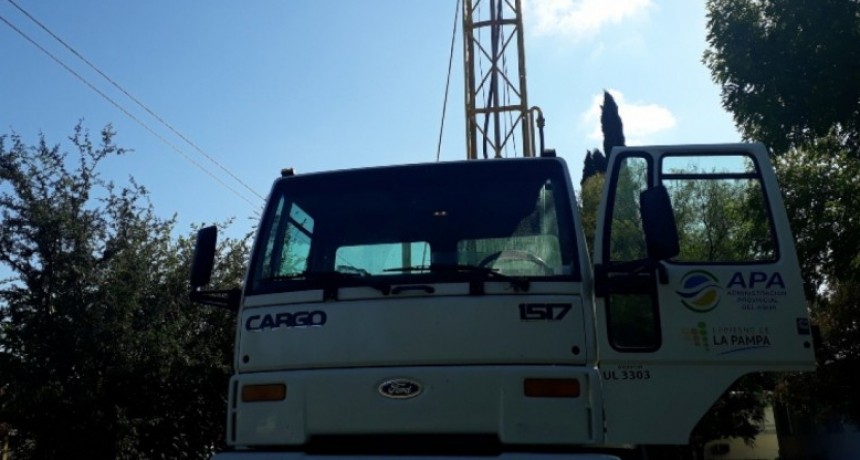 Se realizó una perforación en el Colegio Secundario de Victorica