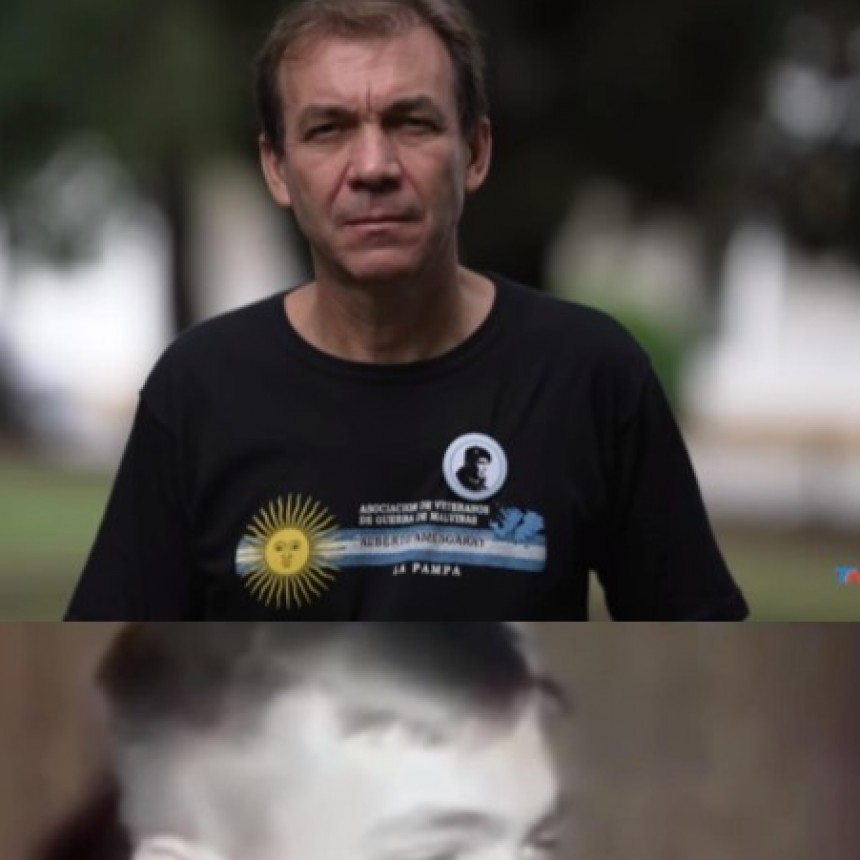 Diego Morano, el veterano de Malvinas que vive en Pico, protagonizó un emotivo informe de TV nacional 