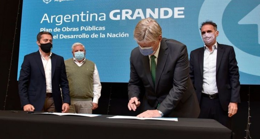 LOVENTUE: FIRMA CONVENIO CON NACIÓN, PROVINCIA PARA IMPORTANTE OBRA