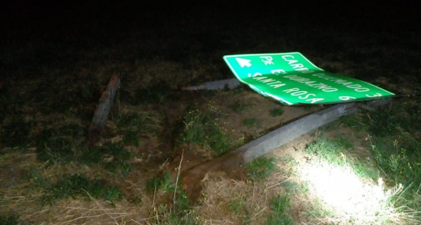CHOCO CARTEL EN LA ROTONDA DE RUTA 10, TENIA 2,54 DE ALCOHOL EN SANGRE