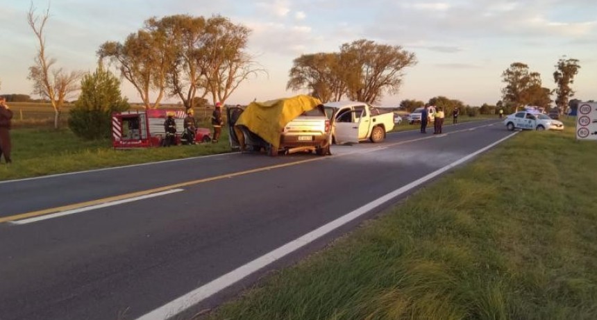 Dos muertos por otro choque frontal en la Ruta 35