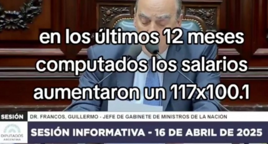 EN EL ÚLTIMO AÑO EL SALARIO AUMENTO EL 117%