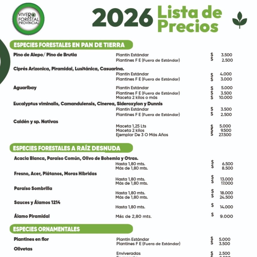 COMENZ&Oacute; LA VENTA DE PLANTAS EN EL VIVERO PROVINCIAL VICTORICA