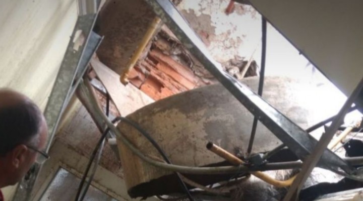 Santa Isabel: Cayeron más de 70 mm, roturas de techos y anegamientos en las calles