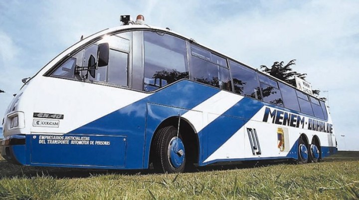 Duhalde pone en venta el Menemovil