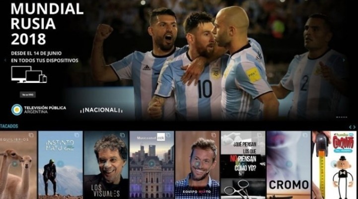 Se podrá ver el Mundial 2018 a través de la plataforma CONT.AR