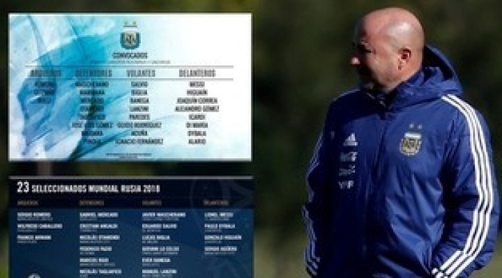 LA LISTA DE 23 DE SAMPAOLI PARA EL MUNDIAL DE RUSIA