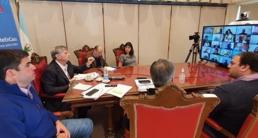 Ziliotto se reunió por videoconferencia con intendentes para avanzar en la nueva etapa de la cuarentena