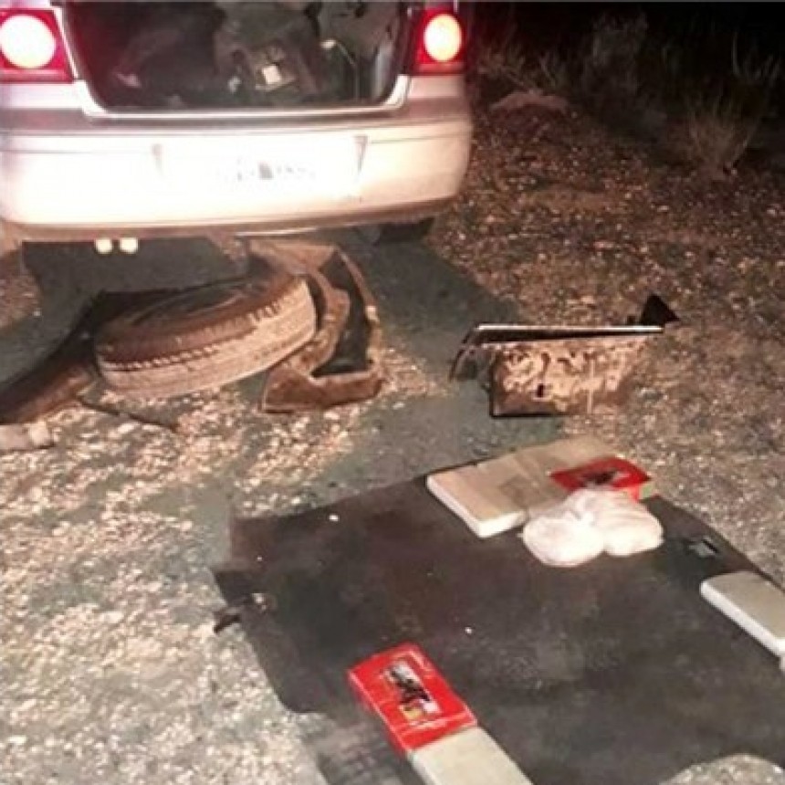 La policía de La Pampa secuestró un cargamento millonario de cocaína
