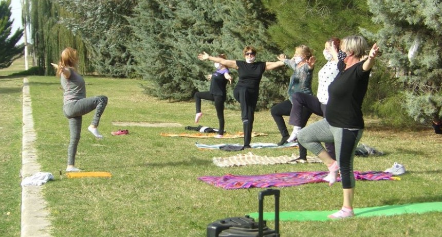 Winifreda: Municipio habilitó actividades al aire libre para gimnasios, ciclistas y niños
