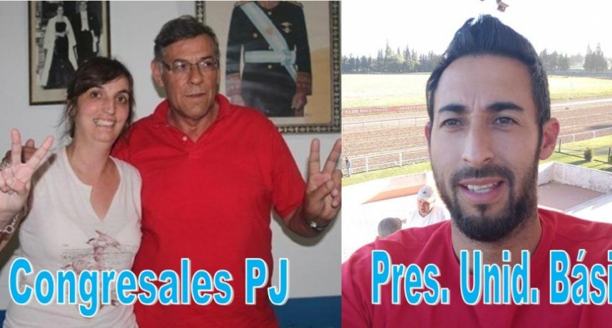 ELECCIONES DEL PJ: MARCOS BRIGNONE PRES. DE LA UNIDAD BÁSICA, LUCHY ALONSO Y JORGE DIAZ CONGRESALES