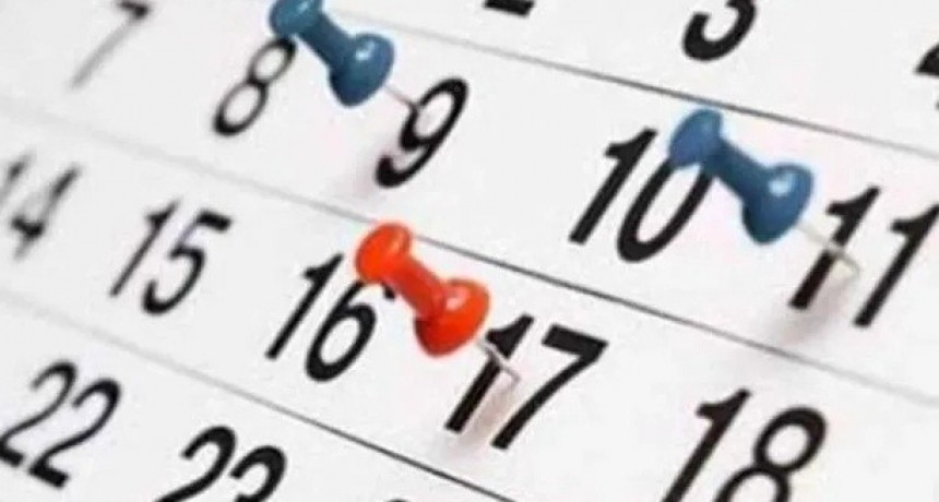 Se suspenderá el puente turístico del 24 de mayo: cómo queda el calendario de feriados