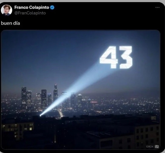 Colapinto se presentó 