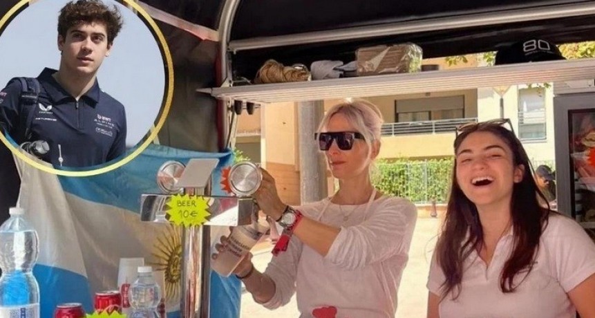 Colapinto yo te banco: el puesto de panchos solidario que es furor en Mónaco