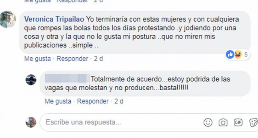 Amenazas a feministas: echaron a una jefa policial