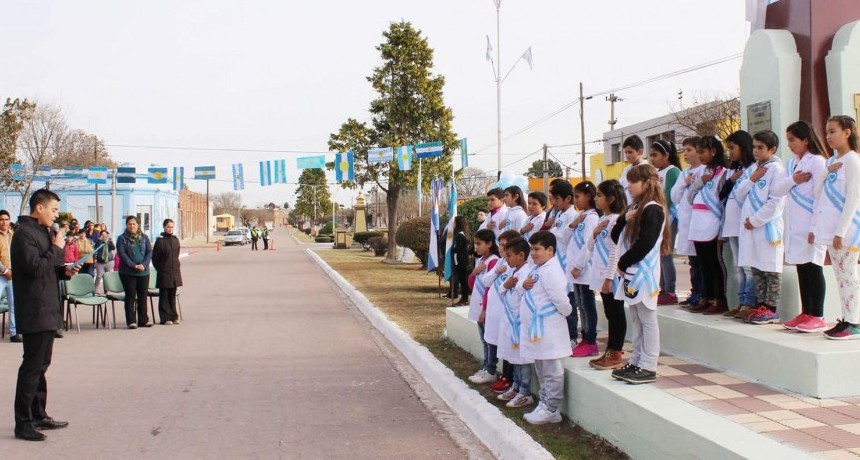 Promesa de lealtad  a la bandera en Telen