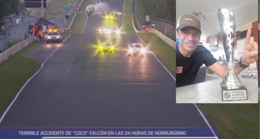 Roberto “Coco” Falcón protagonizó un terrible accidente en Alemania