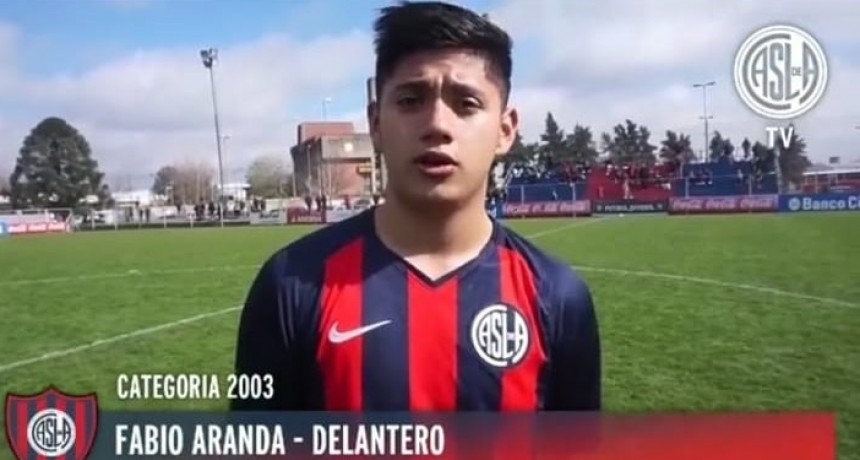 EL VICTORIQUENSE EZEQUIEL ARANDA FUE CONVOCADO PARA HACER PRE-TEMPORADA CON LA RESERVA DE SAN LORENZO