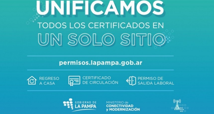Nuevo sitio web que unifica los certificados y permisos de circulación