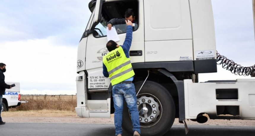 Rige en la provincia un protocolo específico para transportistas