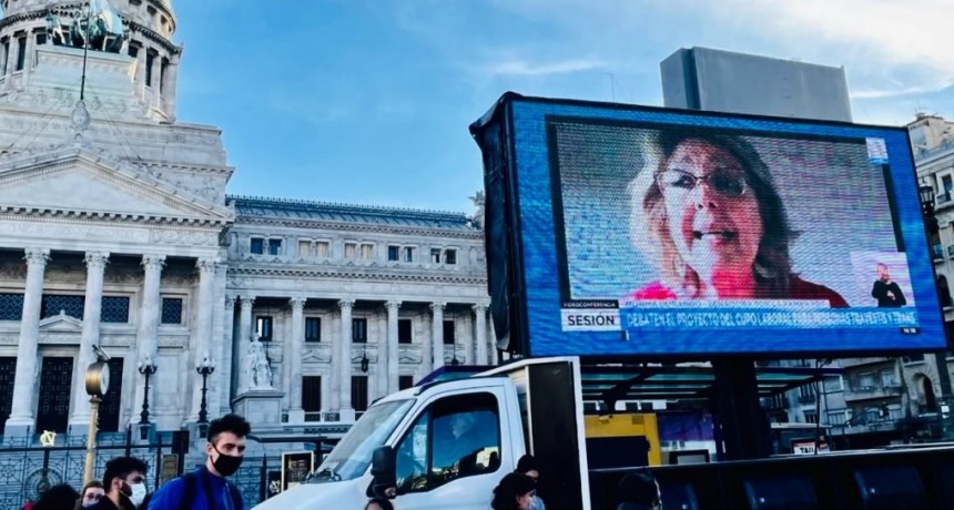 El Senado convirtió en ley el cupo laboral travesti trans: “El colectivo va a empezar a tener los derechos que les corresponden” afirmó Durango