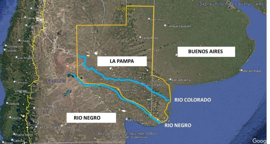 Proponen una idea para que La Pampa tenga salida al mar